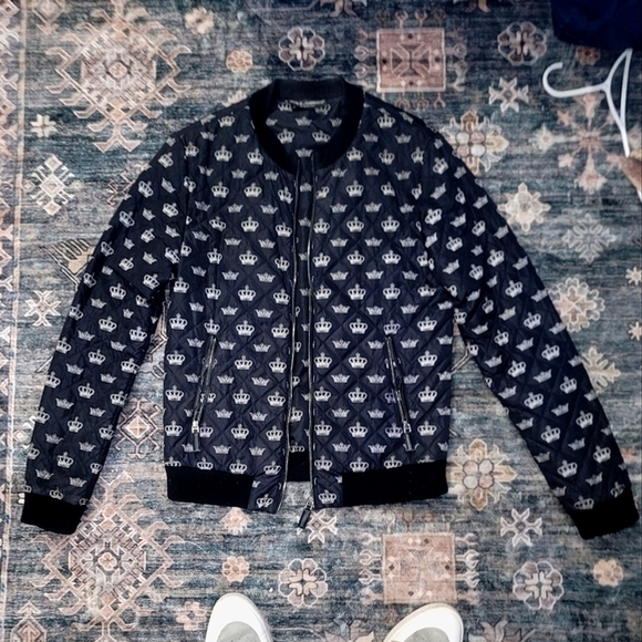 Dolce & Gabbana crown print bomber - Picture 3 of 8